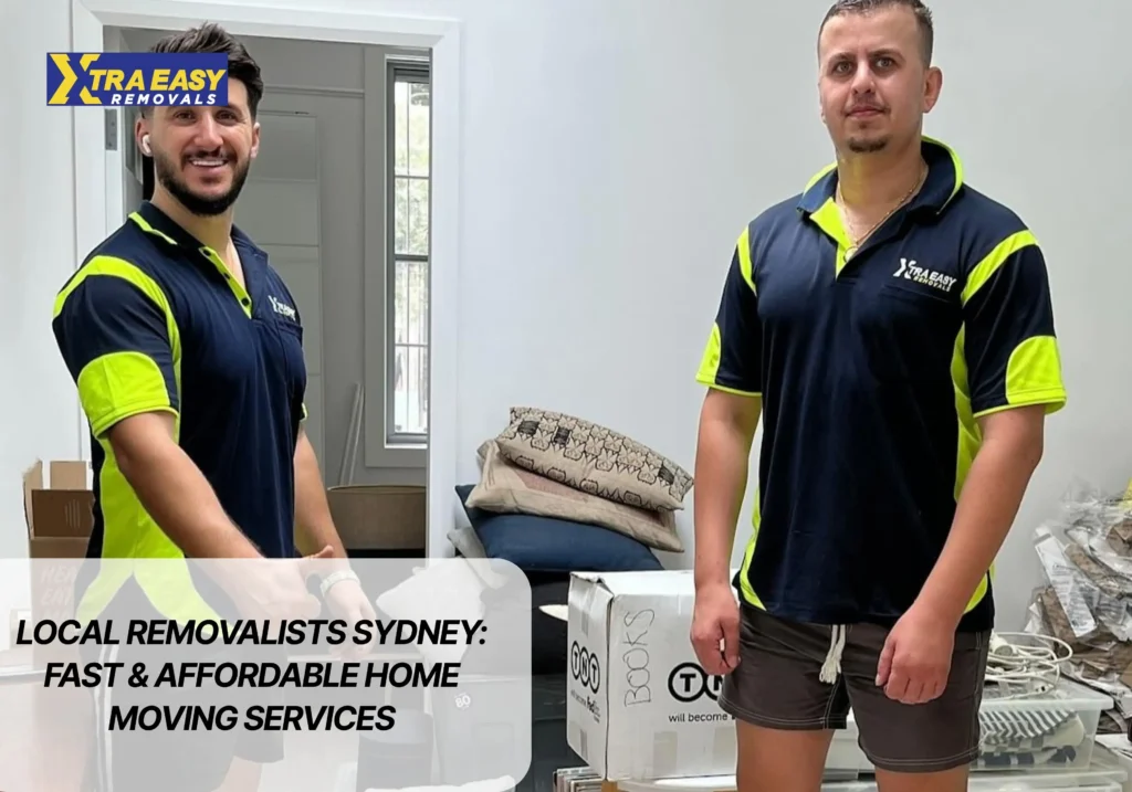 Local removalists Sydney team problem solving heavy table removal down a narrow stairwell