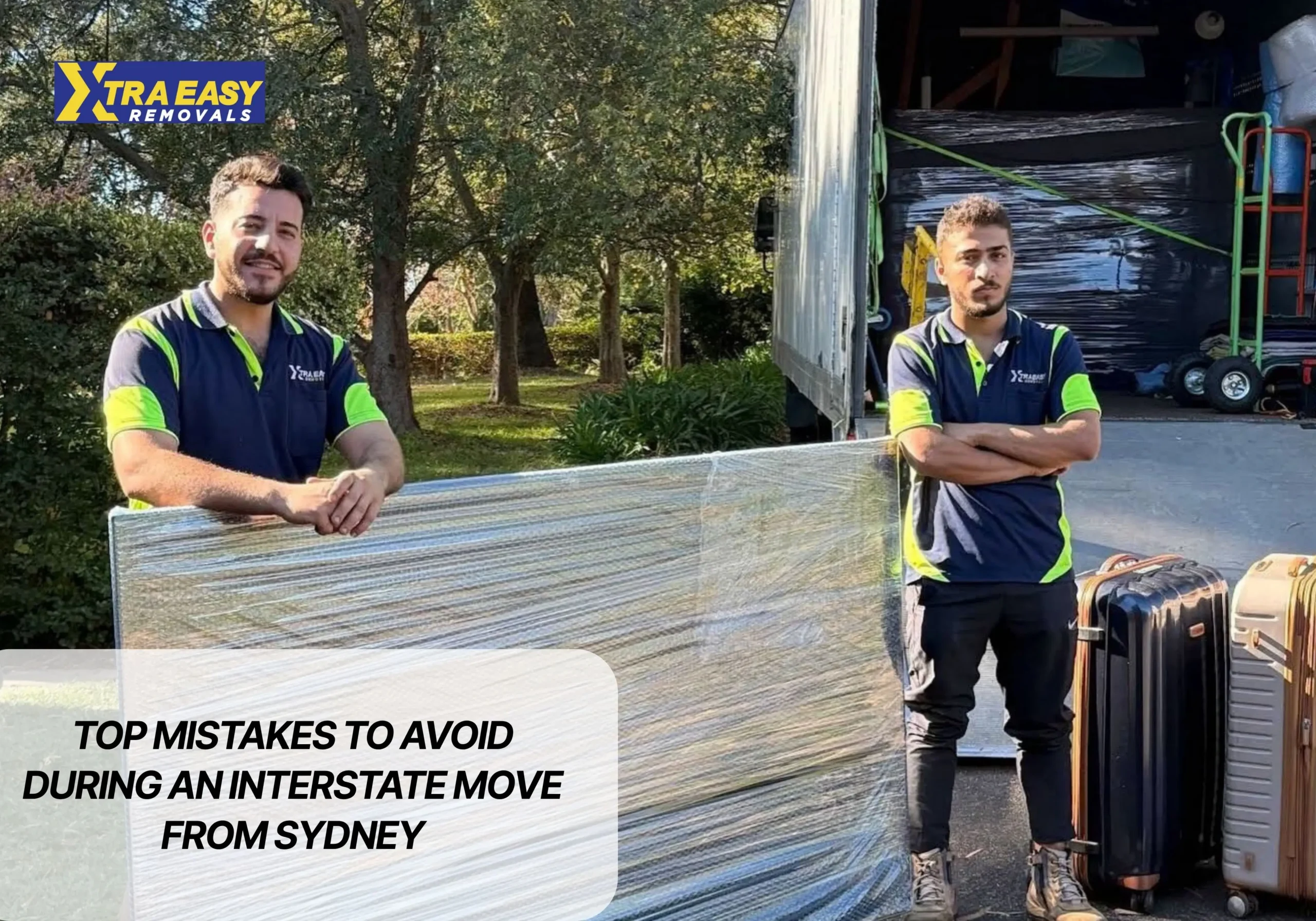 Xtra Easy Removals team photo representing trusted interstate removals Sydney households rely on.