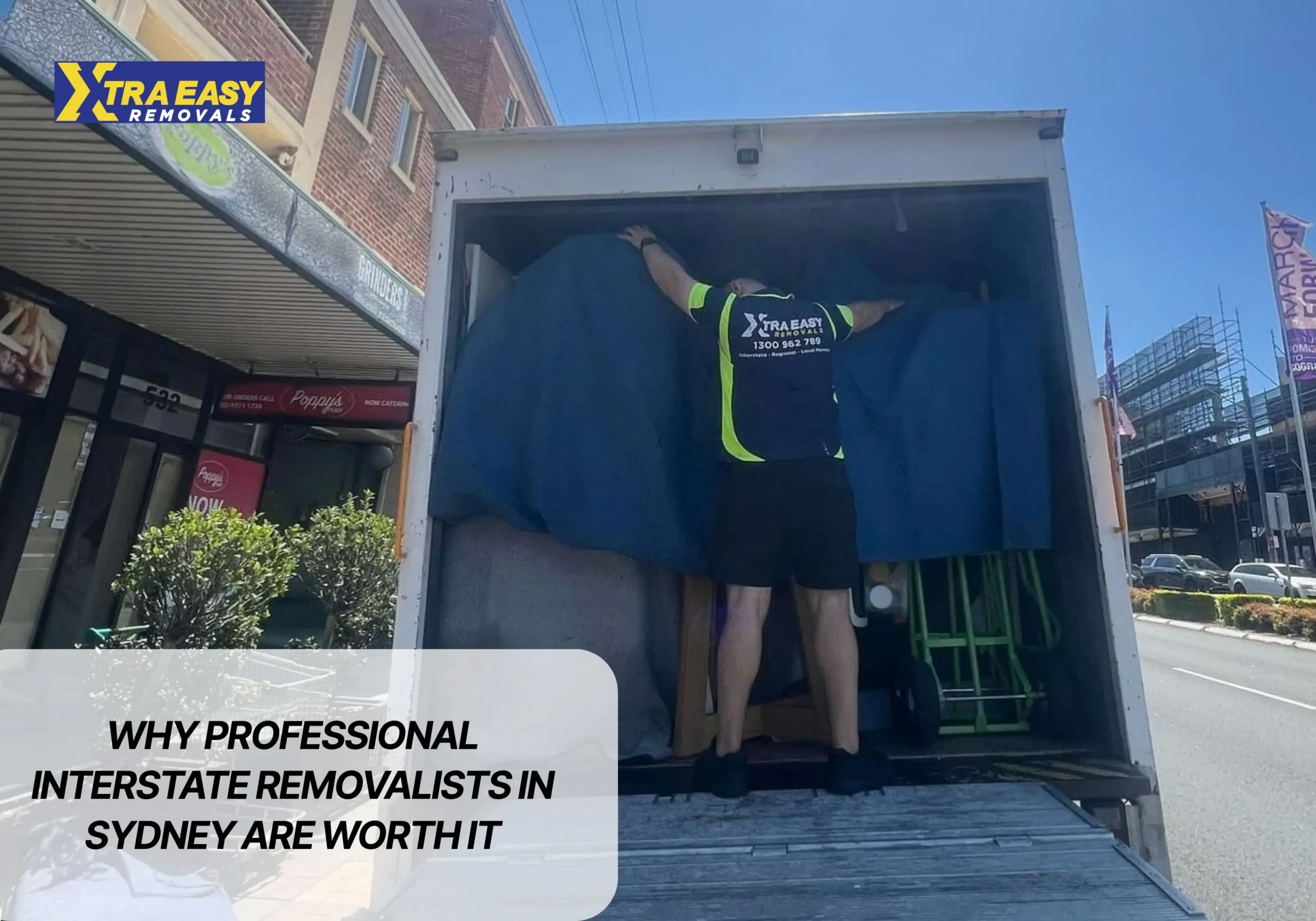 Professional interstate removalists Sydney team ready to pack and move a home